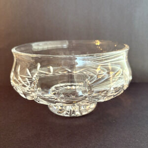 Waterford Crystal Lismore Footed Bowl Cut Crystal 5"